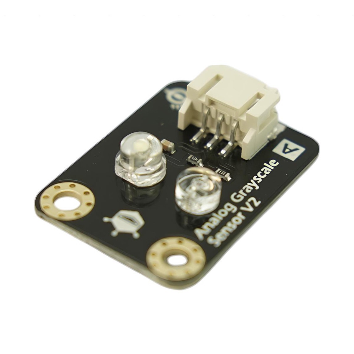 DFRobot Gravity: Analog Grayscale Sensor Light-to-Grayscale Conversion Module With Integrated LED For Arduino Line Following & Light Detection